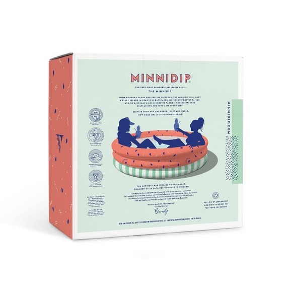 Last 1! MinniDip Slice of Confetti Inflatable Pool - Picture 5 of 5